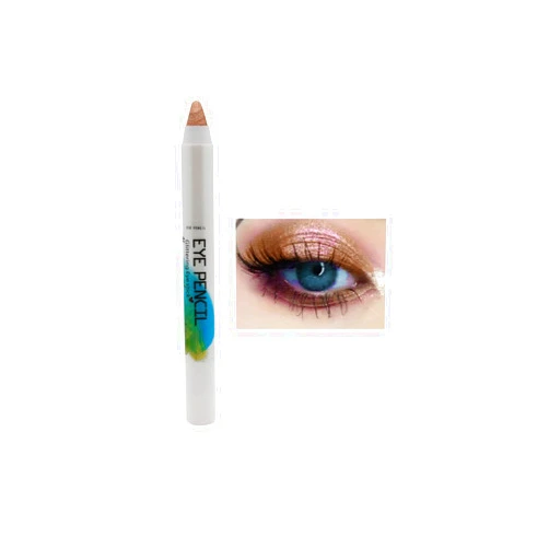 Xiahium Glitter Eyeshadow Stick Matte Metallic Shimmer Eyeshadow Pencil Waterproof Long Lasting Strong Pigmented Soft Smooth Pearl Eye Makeup Crayon for Women