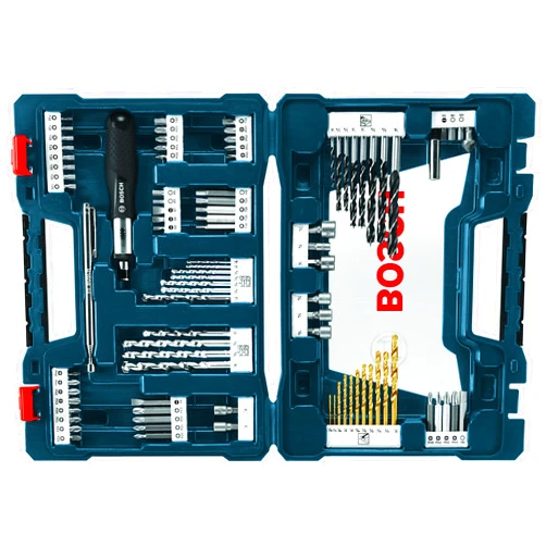 BOSCH MS4091 91-Piece Drilling and Driving Mixed Set with Included Case for Applications in Wood, Metal, Masonry