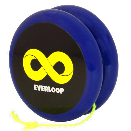 Yoyo King Blue Everloop Professional Looping 2A Trick Yoyo with Ball Bearing Long Spin Axle and Extra String
