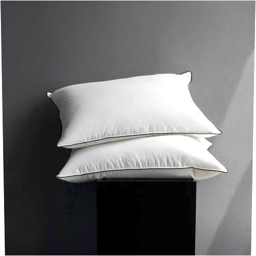 MAXICOZY Hungarian Goose Down and Down Alternative Pillow, 3-Chamber Bed Pillows Queen Size Set of 2, White Hotel Pillows for Sleeping, 460TC Soft Cotton Blend Shell- Queen (20