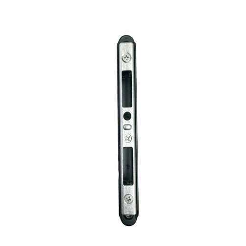 Easy Fix Hardware Black Two-Point Adjustable Wide Striker Keeper for Sliding Glass Patio Door Two Point Mortise Lock