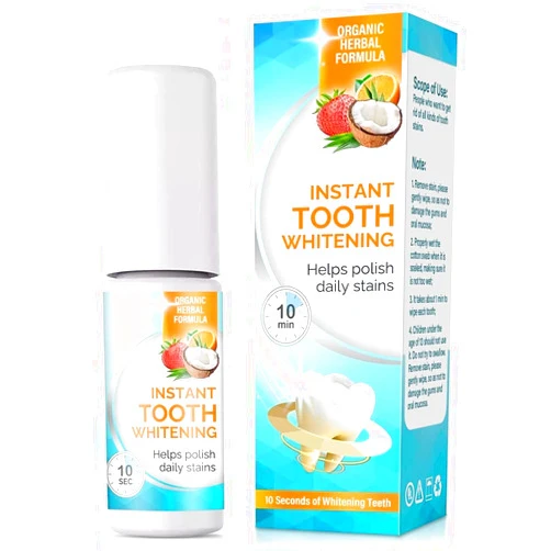 EXVITAMIN Tooth Paint, Instant Teeth Whitening Paint for a Confident Smile, Easy-to-Use Brush Applicator, Non-Irritating Formula, Long-Lasting Results