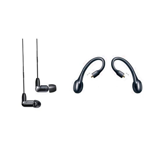 Shure AONIC 3 True Wireless Earbuds Bundle - Sound Isolating Earphones + RMCE-TW2 Bluetooth Adapter, Clear Sound, Single Driver with BassPort, Secure In-Ear Fit, Durable Quality - Black