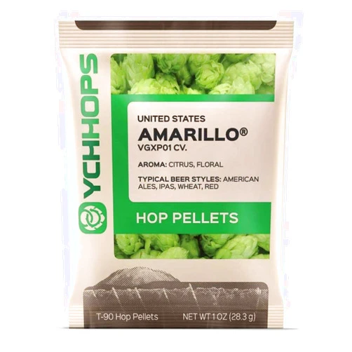 YCH Hops Amarillo VGXP01 Hop Pellets 1 oz