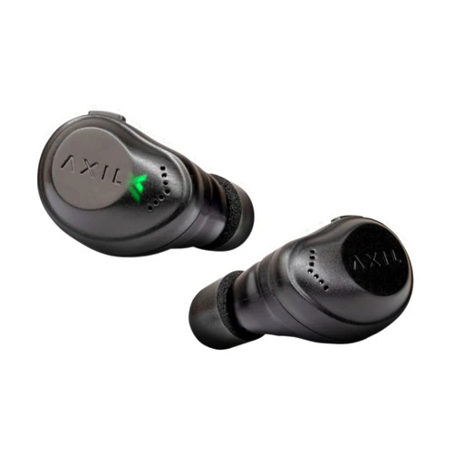 AXIL XCOR Wireless Earbuds Bluetooth — Digital HearPRO Buds with Touch Control — Bluetooth Enhancement — Hearing Protection — Dust & Water Resistant — Wind Resistant True Wireless Earbuds