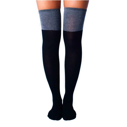 Love Classic - Extra-Long Socks for Women, Soft and Breathable Over the Knee Socks, Made of Cotton and Polyester, Lightweight