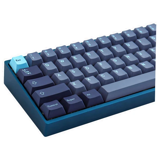Hyekit PBT Keycaps 127 Keys Modern Dolch Custom Keycaps Dye-Sublimation PBT Keycap Set Cherry Profile for Cherry Gateron MX Switches Mechanical Keyboard US and UK Layouts