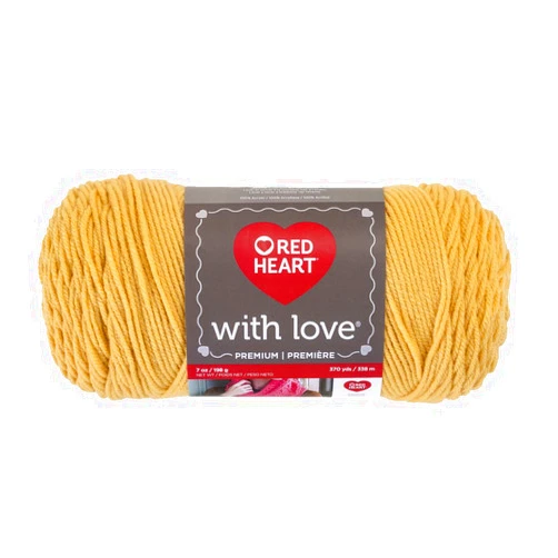 Red Heart Love Yarn-Cornsilk, Multicolor
