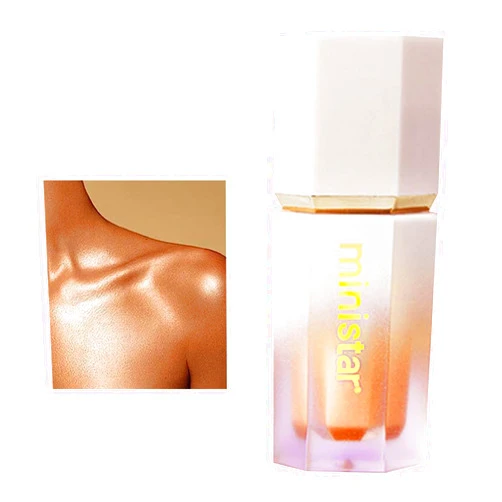 EXREL Liquid Highlighter, Radiance Face Highlighter Stick, Glowing Highlighter Beauty Wand, Hydrating Face Illuminator Makeup with Moisturized and Revitalized Cream Contour Stick for Stunning Radiance