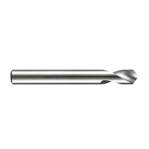 Dormer R12220.0 Short Spotting Drill, Bright Coating, Carbide, 120 Degree Drill Point Angle, 20 mm Head Diameter, 40 mm Flute Length