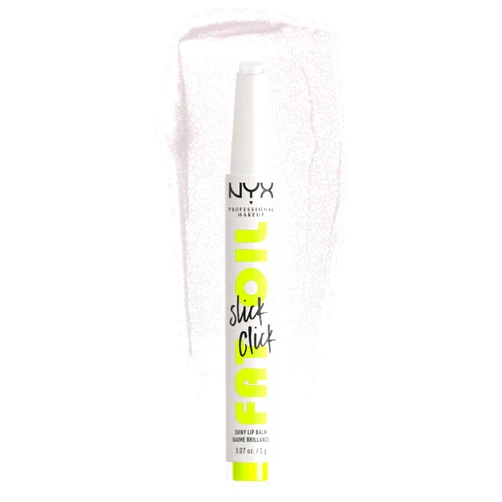 NYX PROFESSIONAL MAKEUP Fat Oil Slick Click, Lightweight, Buildable, Pigmented Vegan Lip Balm - Main Character