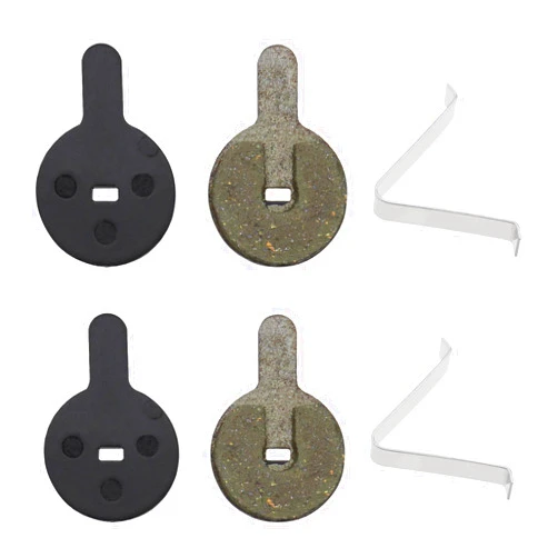 SING F LTD 2 Pairs of Resin Semi Metallic Bike Disc Brake Pads Compatible with Shimano SRAM AVID Hayes MX3 MX4 4mm Thickness Mountain Road Bike Cycling Bicycle MTB Disc Brake Pad