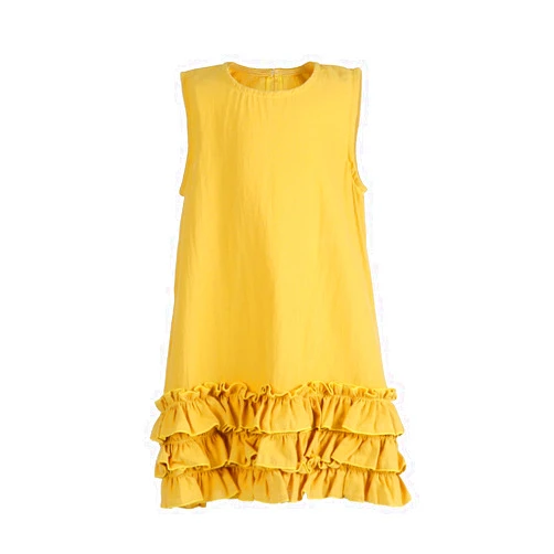 Purbasvi Baby Toddlers Cotton Dresses Kids Little Girls Straps Sleeveless Casual Party Halter Dress 6 Months-6T