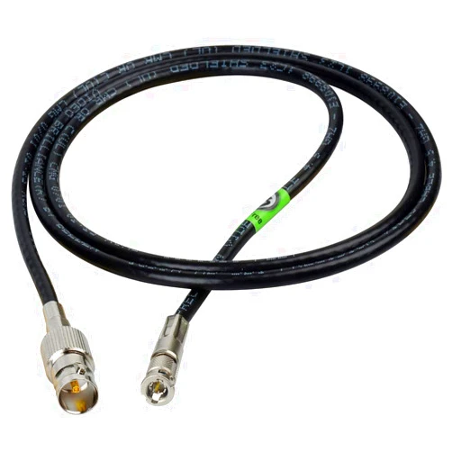 Laird Connectronics High Density HD-BNC Male to Standard BNC Female HD-SDI Cable with Belden 1855A Mini-RG59 1 Foot-by-Connectronics