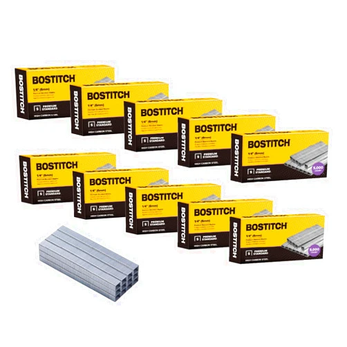 Bostitch Office 50,000 Standard Staples, 1/4