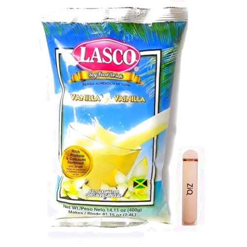 ZiQ Lasco Vanilla Soy Food Drink 400 grams (Powder) / ZiQ Food Clip