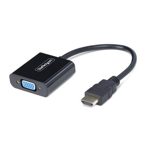 StarTech.com HDMI to VGA Adapter, Active Video Converter for Laptop/Desktop, 1920x1080 (1080p), HDMI Source to VGA Monitor