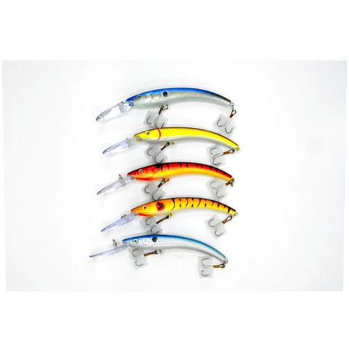 Akuna Pack of 5 (Five) Hypnotizer Series 5.9 inch Deep Diving Fishing Lures