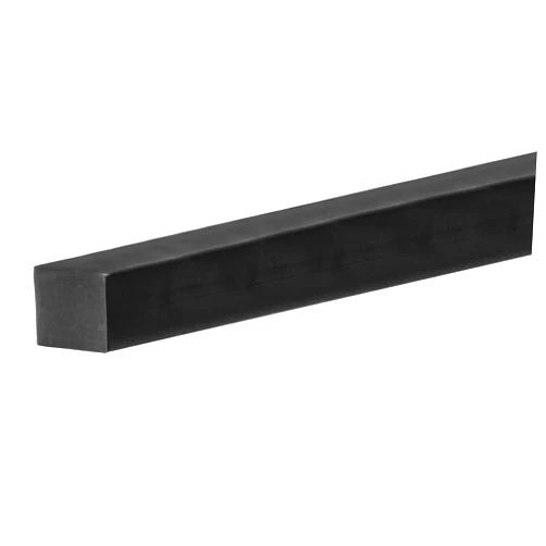 USASEALING USA SEALING ZUSA-RC-1094 Buna-N Cord Stock, 70A Durometer, Black, Square Profile, 0.156 in Cross Section, 5 ft Long, Buna, Nitrile, NBR