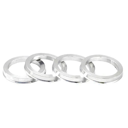 DCVAMOUS Alloy Aluminum Hub Centric Rings 72.6 to 57.1, Set of 4 - Performance Spigot Hubrings fit 57.1mm Vehicle Hub and 72.6mm Wheel Center Bore Compatible with Audi VW Volkswagen Aftermarket Wheels