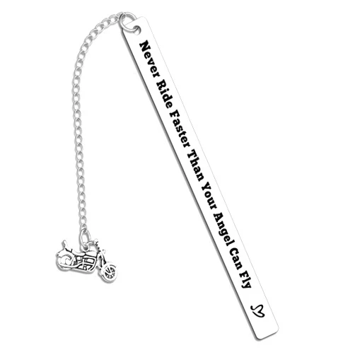 Xiecolty Valentines Day Couple Gifts for Boyfriend Girlfriend Bookmark Motorcycle Gifts for Women Men Graduation Presents for Children from Parents Christmas Birthday Present for Family Friendship Bookmark