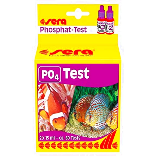 sera Phosphate-Test (PO4) 15 ml, 0.5 fl.oz. Aquarium Test Kits
