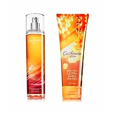 Bath & Body Works - Signature Collection – Cashmere glow - Gift Set- Fine Fragrance Mist 8 FL Oz & Ultra Shea Body Cream 8 Oz