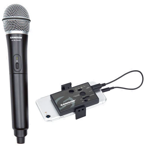 Samson Go Mic Mobile Digital Wireless System with Q8 Dynamic Handheld Mic/Transmitter with Extended Warranty Bundle