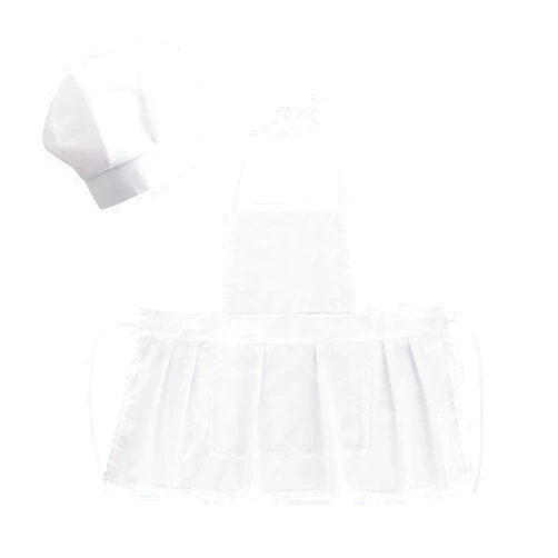 TINAYAUE Newborn Photography Prop Cute Baby Chef Outfits 5-12 Months Boys Girls White Chef Hat Apron Set Little Chef Costume