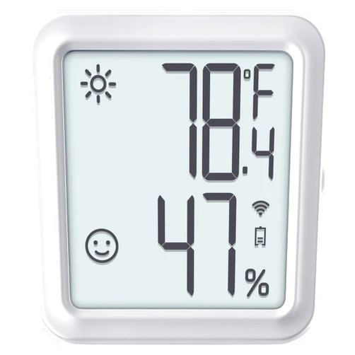 INKBIRD Smart Hygrometer Thermometer, IBS-TH3-PLUS Indoor Temperature Monitor with Electronic Display, Humidity Sensor with App Alert 1 Year Data Storage Export, Digital Remote Monitor for Home