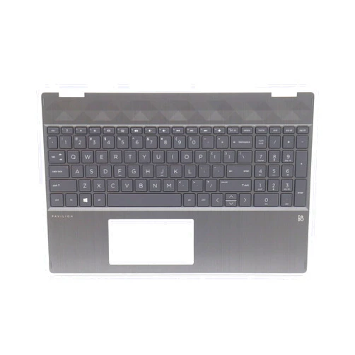 Kemjio New Palmrest for HP Pavilion X360 15-dq 15T-DQ 15-DQ1052NR 15-dq0953cl TPN-W140 Upper Case with Backlit Keyboard L51519-001L51520-001
