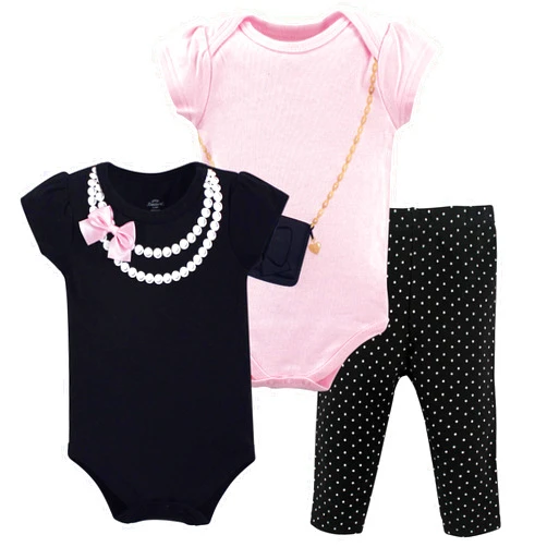 Little Treasure Unisex Baby Cotton Bodysuit and Pant Set
