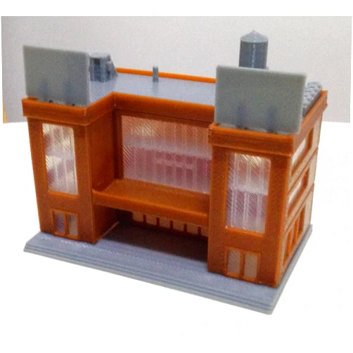 Outland Models Railway Modern City Building Shopping Mall/Centre Z Scale