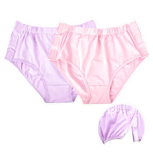 EXCLEN Womens Easy Adaptive Underwear Briefs, Magic Stick Closure, for Patients, Elders, Pack of 2.