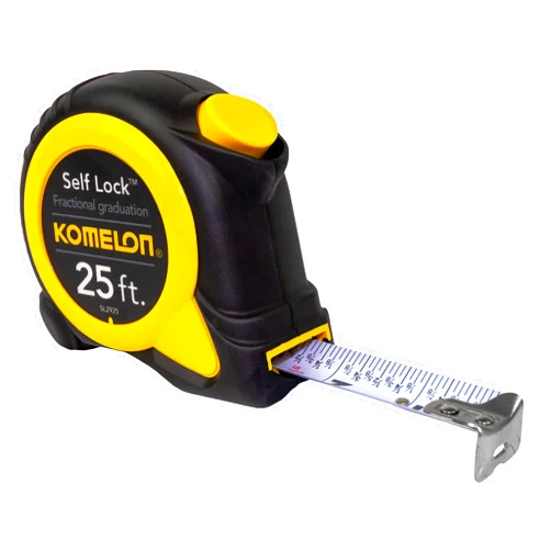 Komelon SL2925 Self Lock Speed Mark 25-Foot Power Tape