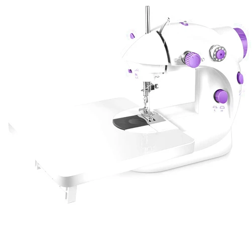 SiddenGold Portable Sewing Machine with Extension Table and Light,Mini Handheld Sewing Machine with Upgraded,Two Threads Double Speed Double Switches,Easy to Use for Kids,Beginners and DIY