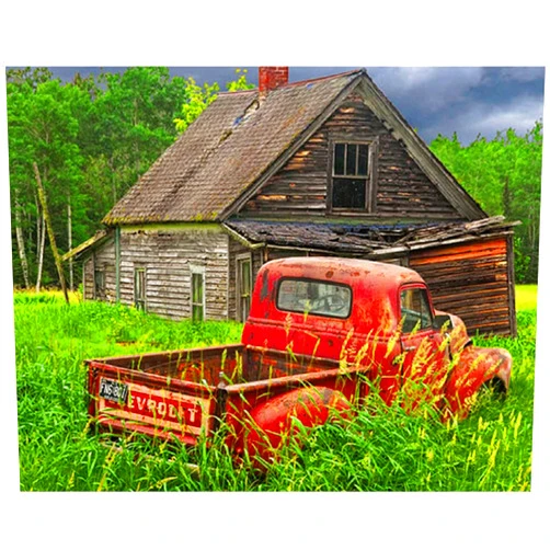 KTHOFCY 5D DIY Diamond Painting Kits for Adults Kids Countryside Scenery Full Drill Embroidery Cross Stitch Crystal Rhinestone Paintings Pictures Arts Wall Decor Painting Dots Kits 15.7X11.8 in