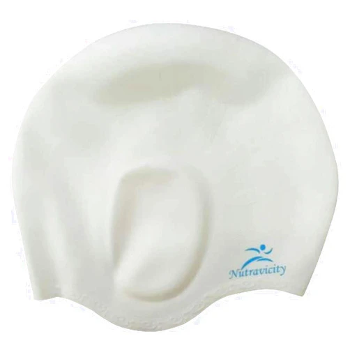 Nutravicity Swim Cap Silicone for Long Hair Swimming Caps for Women & Men