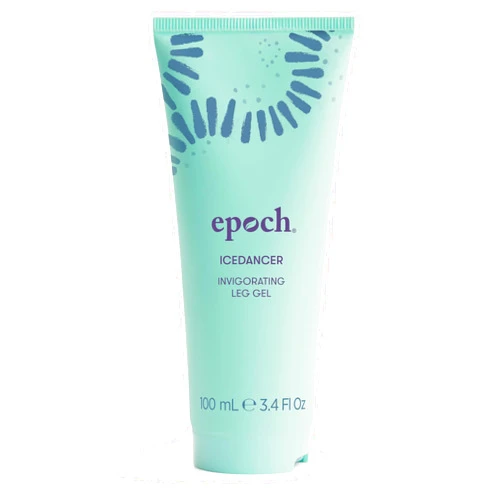 Nu Skin Epoch Ice Dancer - Invigorating Leg Gel | Natural Wild Mint, Horse Chestnut, and Refreshing Oils | Alcohol-Free Ache Gel | Soothes, Cools, and Revives Tired Legs, Health Support (100ml)