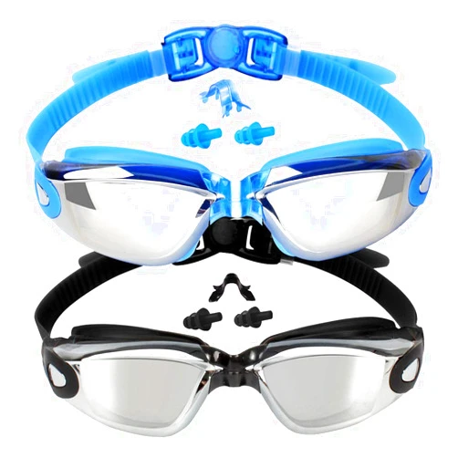 EverSport Kids Swim Goggles, Pack of 2 Swimming Goggles for Children Teens, Anti-Fog Anti-UV Youth Swim Glasses for Age4-16