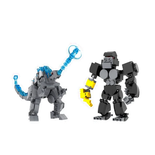 CYSNATU Kong vs Gvdzilla Building Blocks Set King of Monsters Model Toys Gifts for Kids and Fans (395 Pcs)