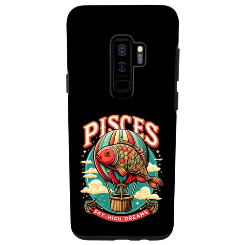 IQTEE Galaxy S9+ Pisces SkyHigh Dreams Hot Air Balloon Zodiac Case