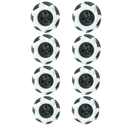 SEEMEY Mecanum-Wheels Omni-Wheels Smart-Robot-Wheel All-Direction-Wheels TT-Coupling-Wheels 60mm/2.35in 8Pcs Gary
