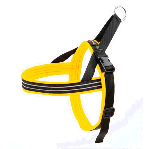 ComfortFlex Sport Harness - American Made No Pull Extra Large Dog Harness - Lightweight, Padded, Reflective No Rub Harness for Walking, Running and Control - XLarge, Saffron Yellow