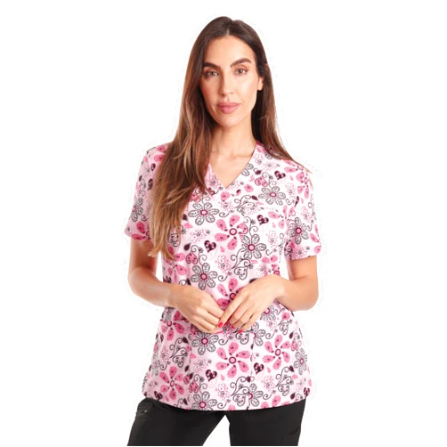 Just Love Womens Holiday Scrub Tops