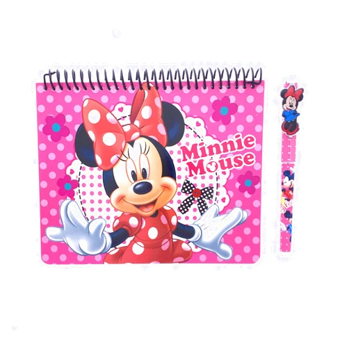 Autograph Book Disney Jumbo Size Spiral Autograph Book with Ball Point Pen Set (Minnie Mouse)