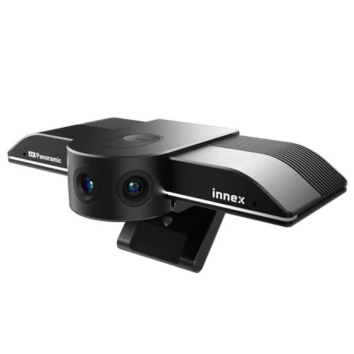 Innex C830 180° Panoramic 4K Wide Angle Webcam with AI Facial Tracking for Windows, Mac, Easy Setup Conference Room Camera with Flexible View Angle for Meeting Room, Huddle Space, Hybrid Learning