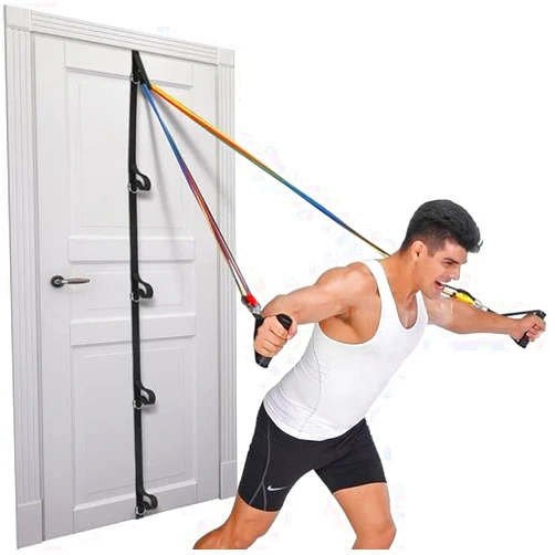 Generic Upgraded Door Anchor Strap for Resistance Bands, Workout Resistance Band Door Anchor Portable Easy Assemble, Secure Multi Point Anchor Gym for Home Fitness(Bands Not Included)