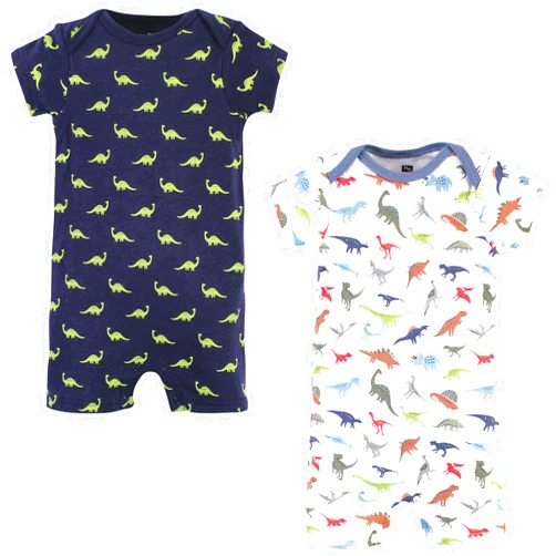 Hudson Baby Unisex Cotton Rompers