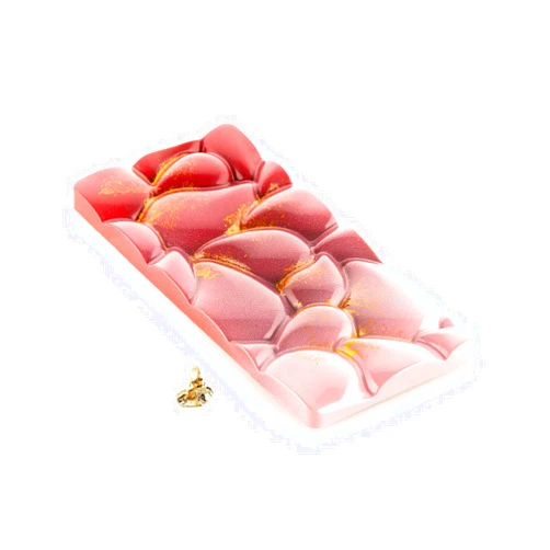 Silikomart | Goccia-T, Tritan Chocolate Mould, 3 Cavities, Pack of 10 Moulds, Size 150 x 70 mm h 8.3 mm Volume 3 x 80 ml Tot. 240 ml